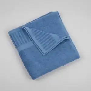 Bath Towel - 100% Cotton - 25" x 50", blue