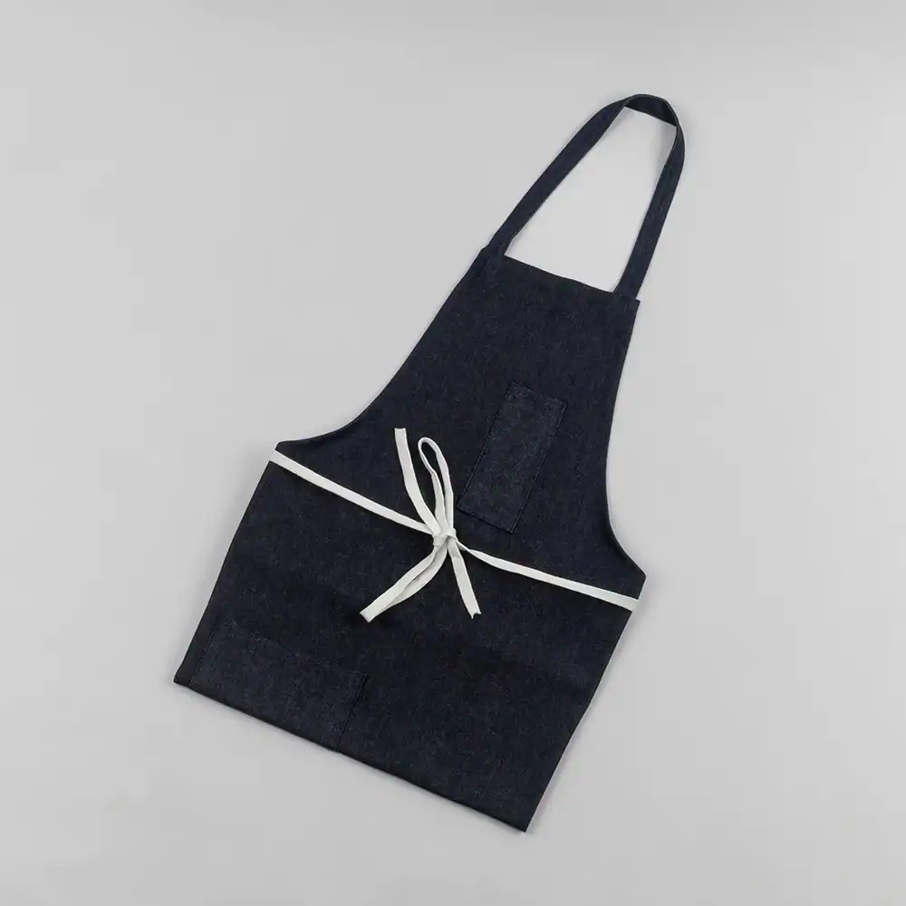 Essentials™ - 3 - Pocket Bib Apron - 100% Polyester - Calderon Textiles