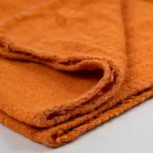 Heavy Shop Towel - 65% Cotton / 35% Polyester - 18" x 18", orange